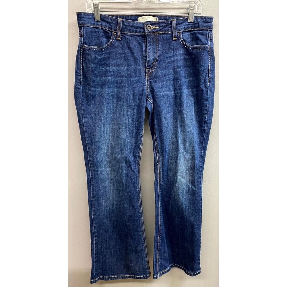 Levi's 515 Jeans Womens 12M Blue Denim Cotton Stretch Medium Wash Bootcut Leg